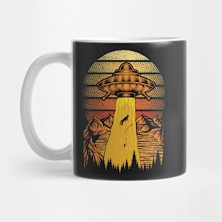 UFO catches fisherman Mug